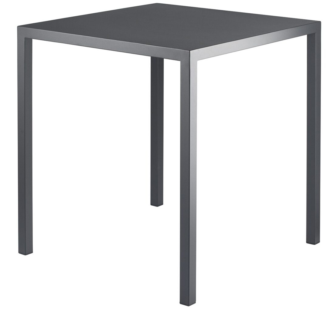 Antracitově šedý kovový zahradní stůl MARA