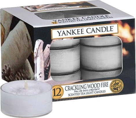 Sada 12 vonných svíček Yankee Candle Crackling
