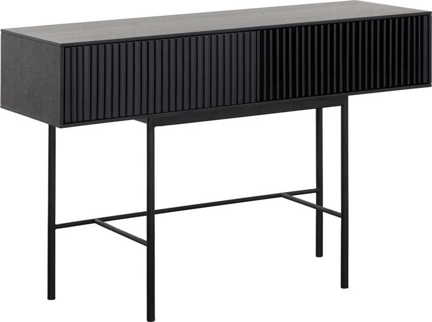 Černý konzolový stolek z