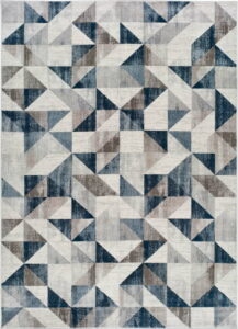 Šedo-modrý koberec Universal Babek Mini