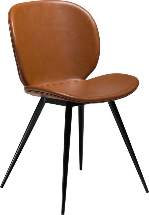 Hnědá koženková židle DAN-FORM Denmark