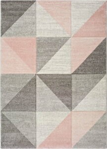 Růžovo-šedý koberec Universal Retudo