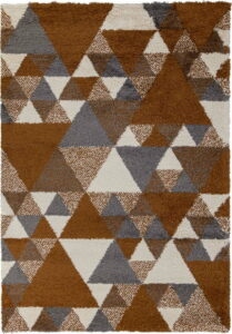 Oranžovo-šedý koberec Flair Rugs Nuru