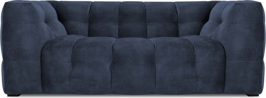 Modrá sametová pohovka Windsor & Co Sofas Vesta