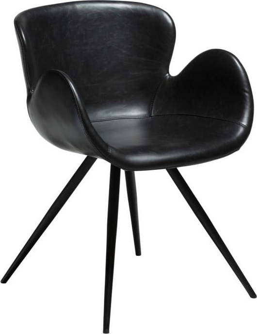 Černá koženková židle DAN-FORM Denmark