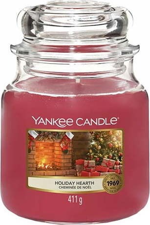 76Vonná svíčka Yankee Candle Holiday Hearth