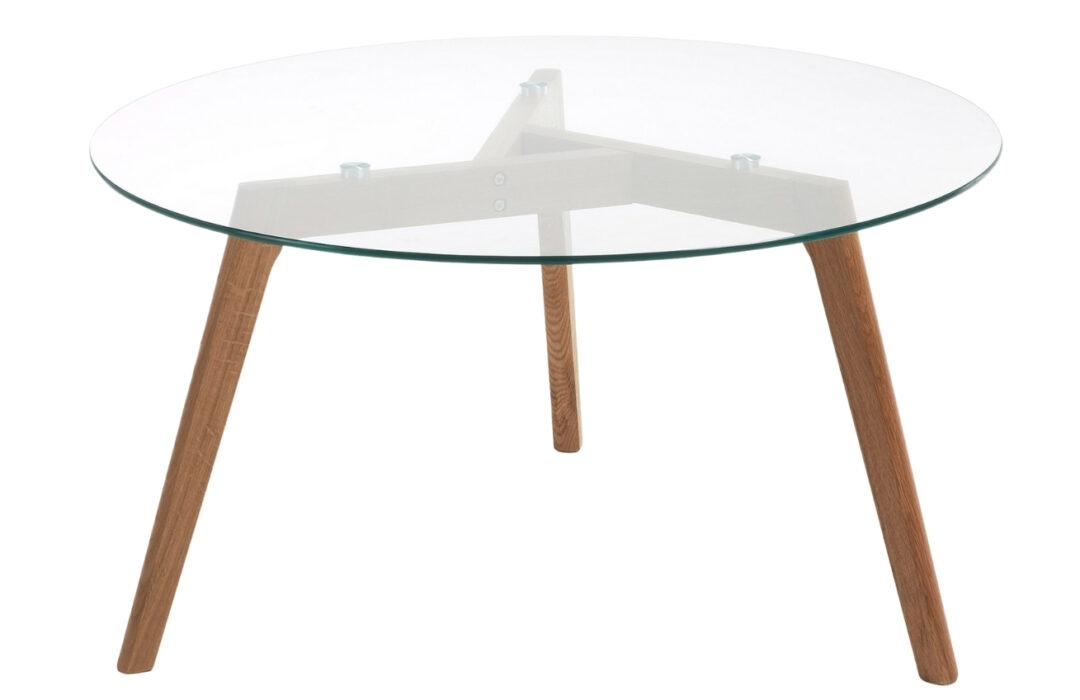 Skleněný konferenční stolek Kave Home