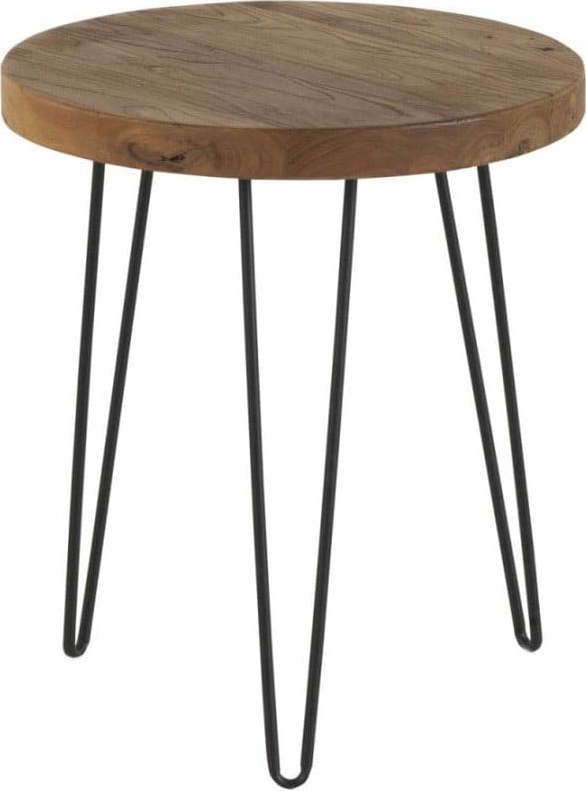 Odkládací stolek s deskou z jilmového dřeva