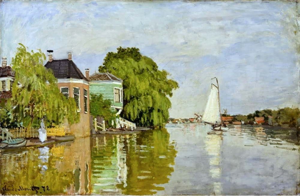 Reprodukce obrazu Claude Monet - Houses on