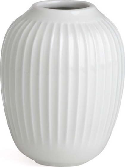 Bílá kameninová váza Kähler Design