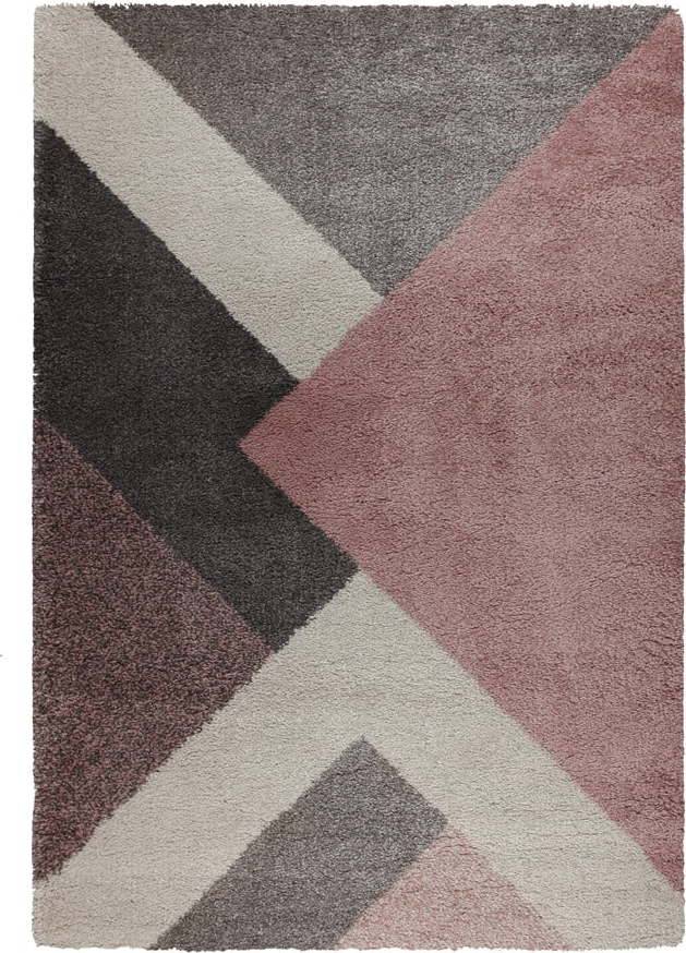 Růžovo-šedý koberec Flair Rugs