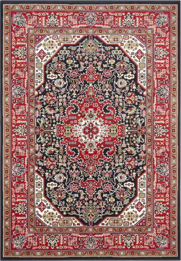 Červeno-modrý koberec Nouristan Skazar Isfahan