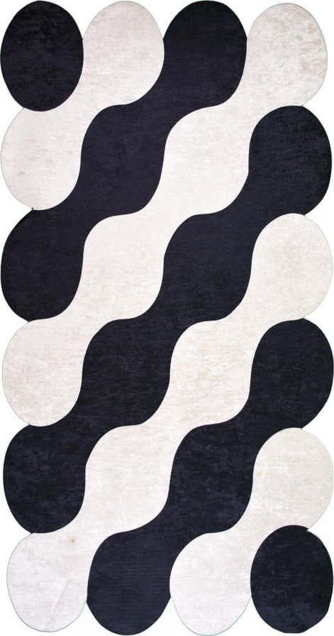 Černo-béžový koberec Vitaus Farsiko