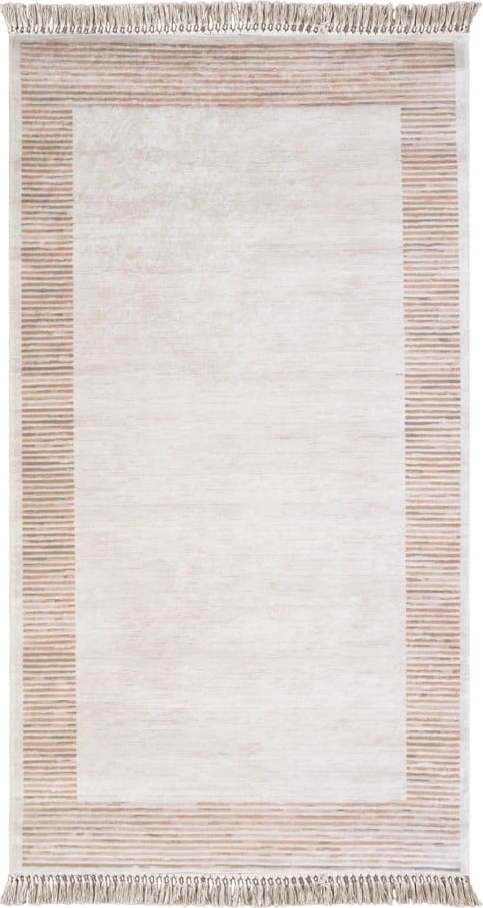 86Hnědobéžový koberec Vitaus Hali Ruto