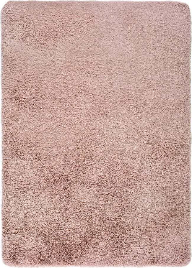 Růžový koberec Universal Alpaca Liso