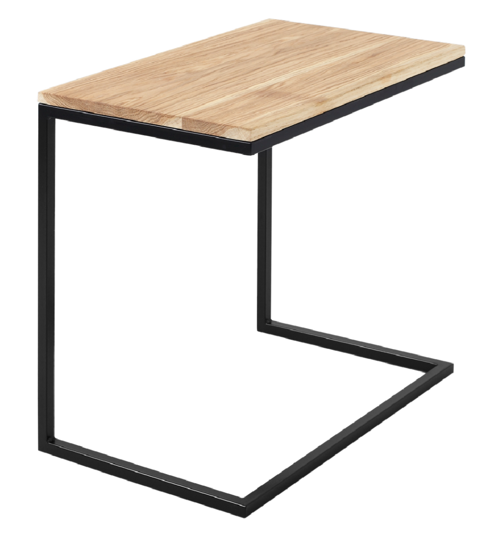 Nordic Design Přírodní masivní odkládací stolek