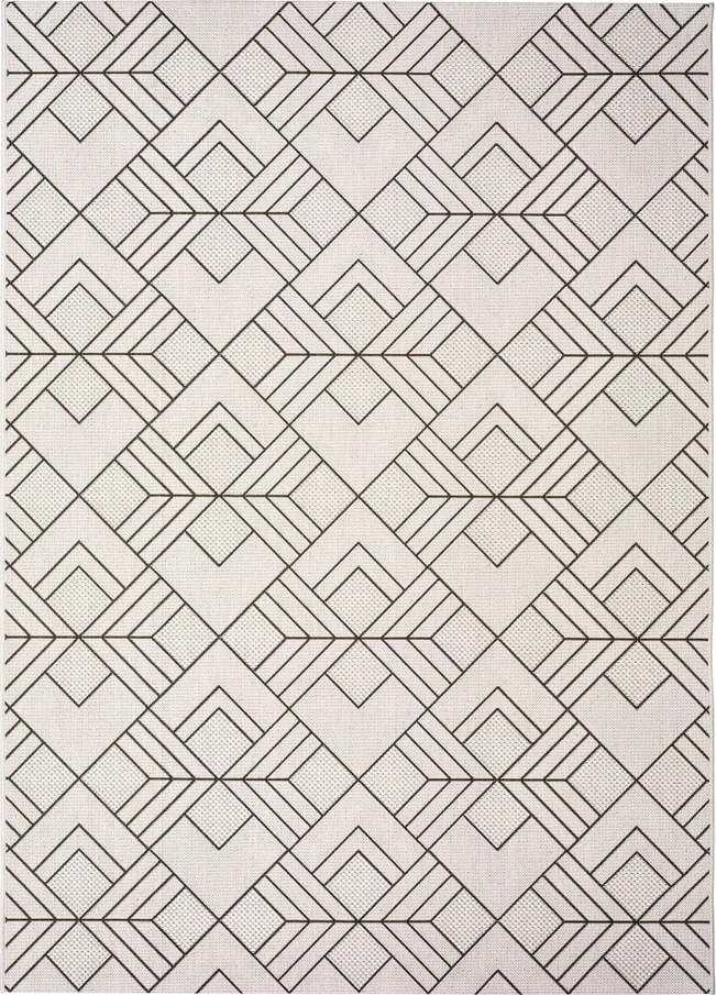 Bílobéžový venkovní koberec Universal Silvana Caretto