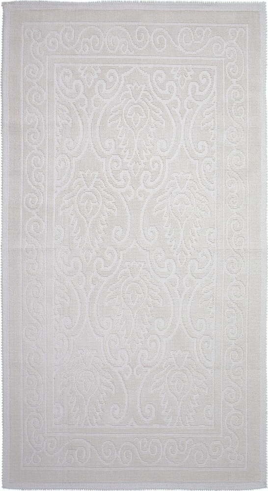 Krémový bavlněný koberec Vitaus Osmanli