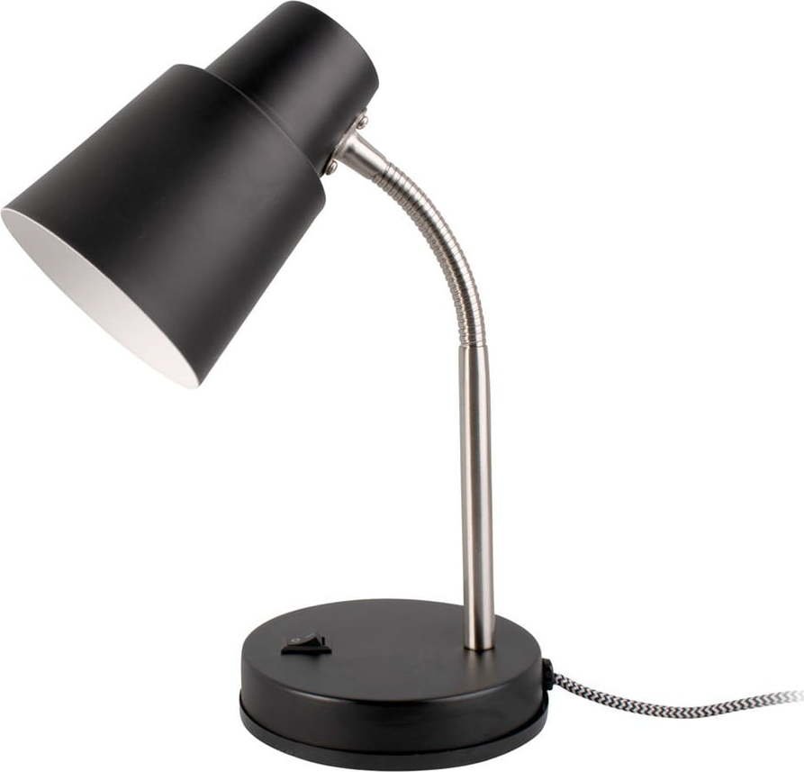 Černá stolní lampa Leitmotiv