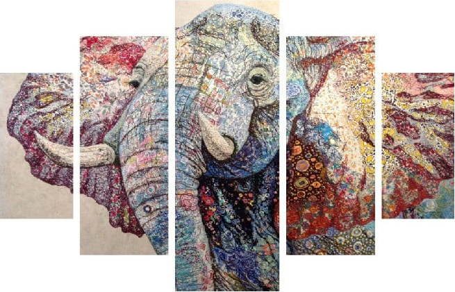 535dílný obraz Elephant