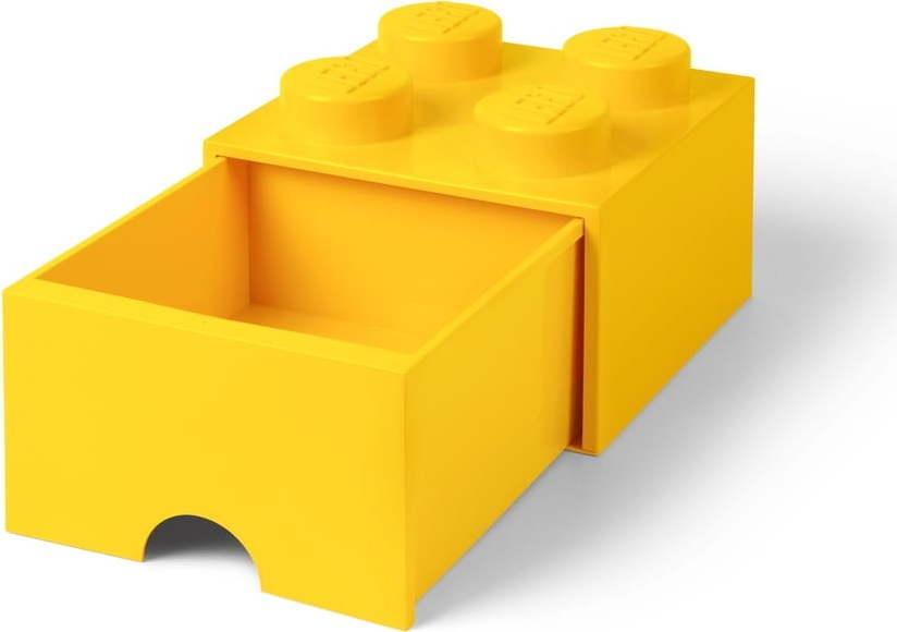 Žlutý úložný box se