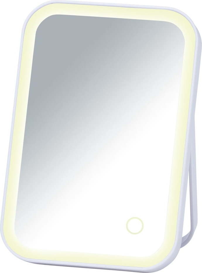 Bílé kosmetické zrcadlo s LED podsvícením Wenko