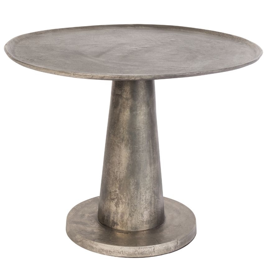 Stříbrný konferenční stolek DUTCHBONE Brute