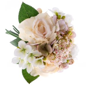 Umělá kytice Hortenzie a růže