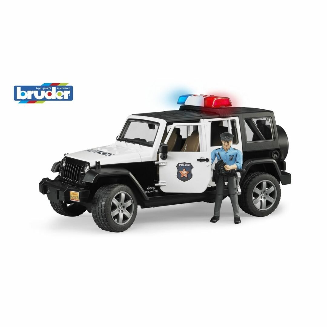 Bruder 02526 policejní Jeep Wrangler s