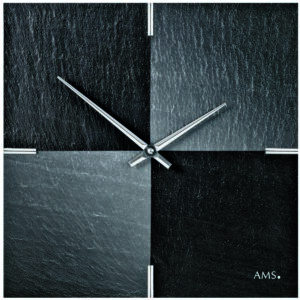 AMS 9520 designové nástěnné břidlicové hodiny