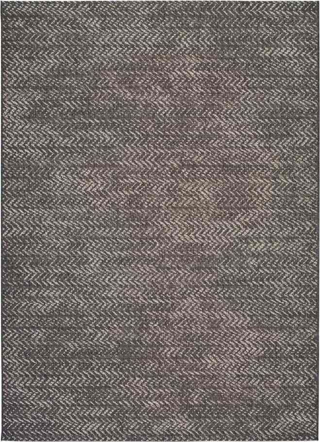 Antracitový venkovní koberec 80x150 cm