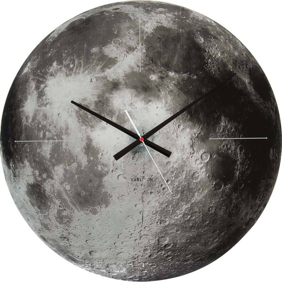Nástěnné hodiny Karlsson Moon