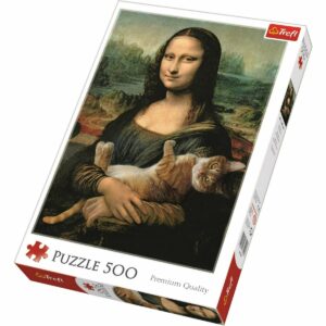 Trefl Puzzle Mona Lisa s kočkou