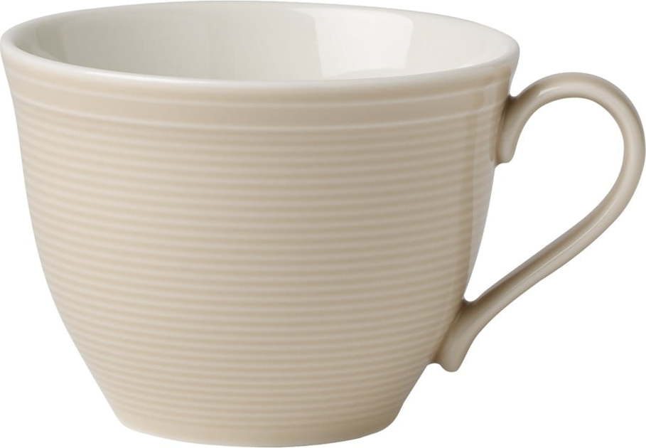 Bílo-béžový porcelánový šálek na kávu Villeroy & Boch Like Color