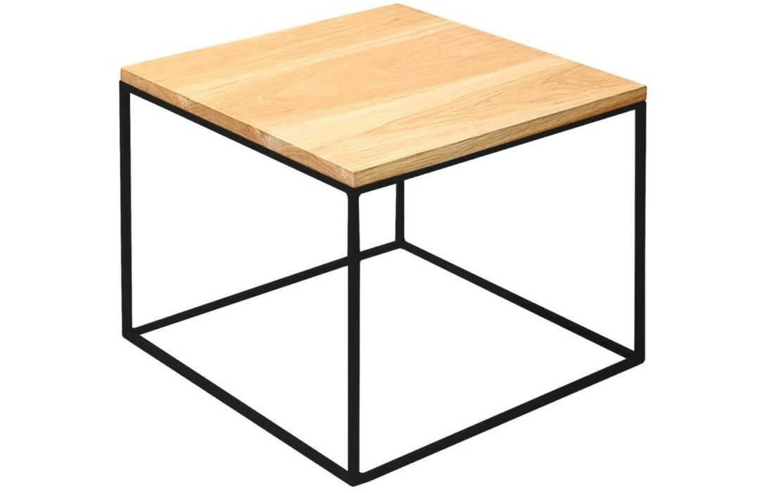 Nordic Design Dubový konferenční stolek Moreno 50 x 50 cm s
