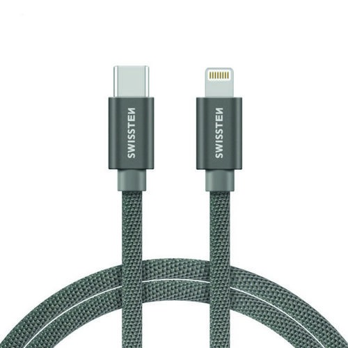 SWISSTEN Kabel USB-C Lightning textilní 2