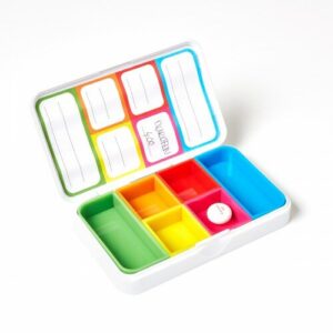 Chytrá krabička na léky s App bílá