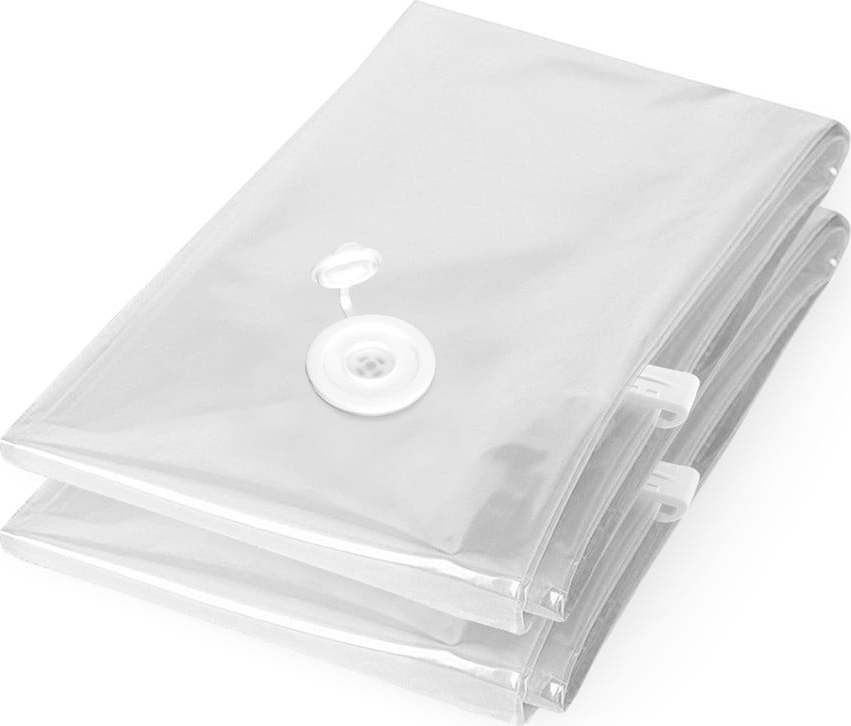 Sada 2 srolovatelných vakuových úložných obalů na oblečení Compactor Roll Up Vacuum Bags