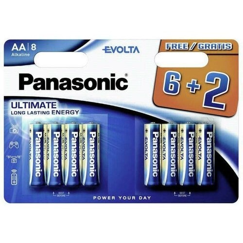 Panasonic LR6EGE/8BW 6+2F