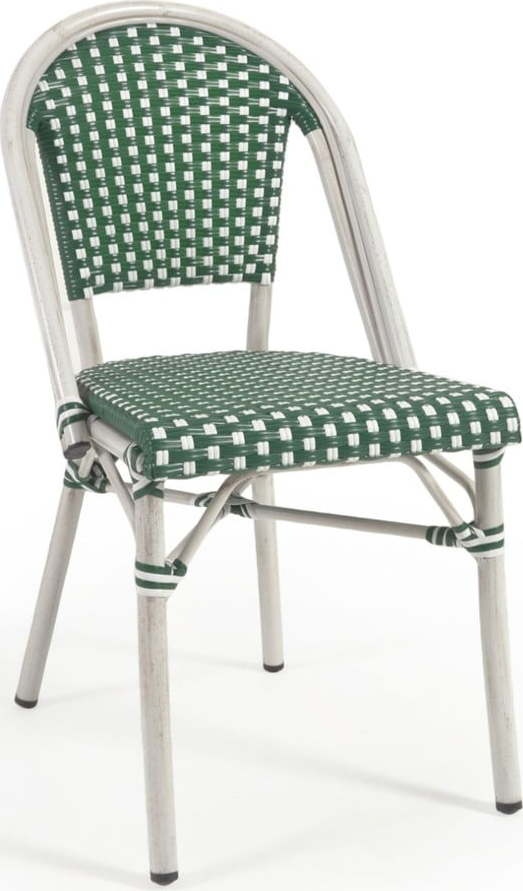 Zeleno-bílá venkovní židle Kave