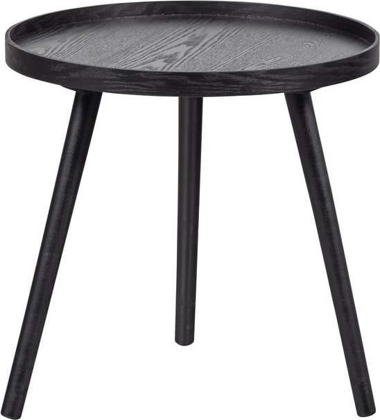 Černý odkládací stolek WOOOD Mesa