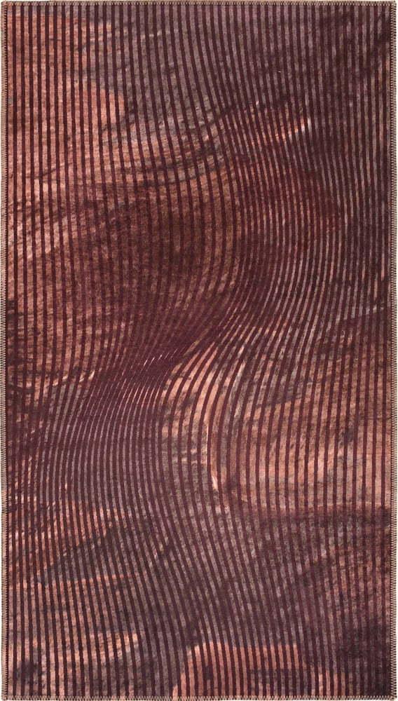 Vínový pratelný koberec 80x50 cm