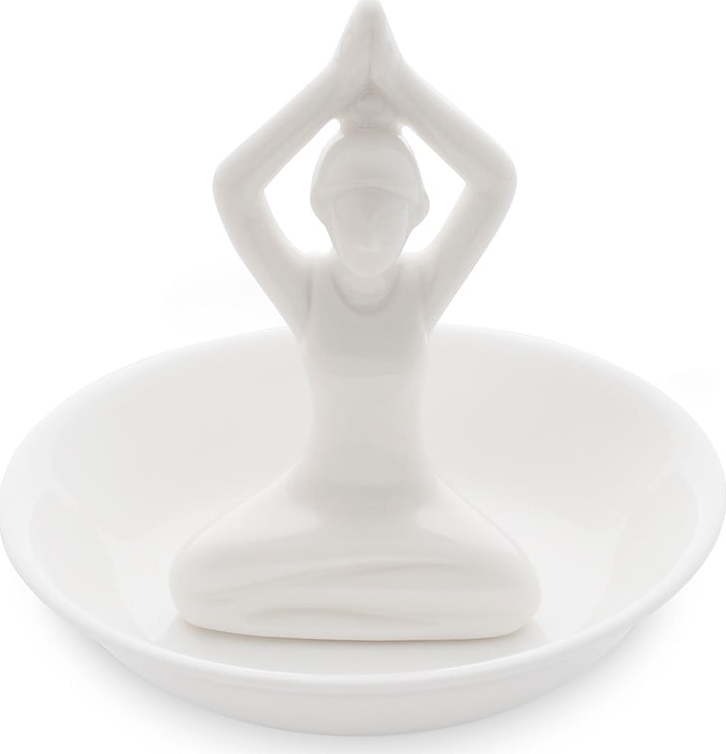 Porcelánový stojan na šperky Yoga