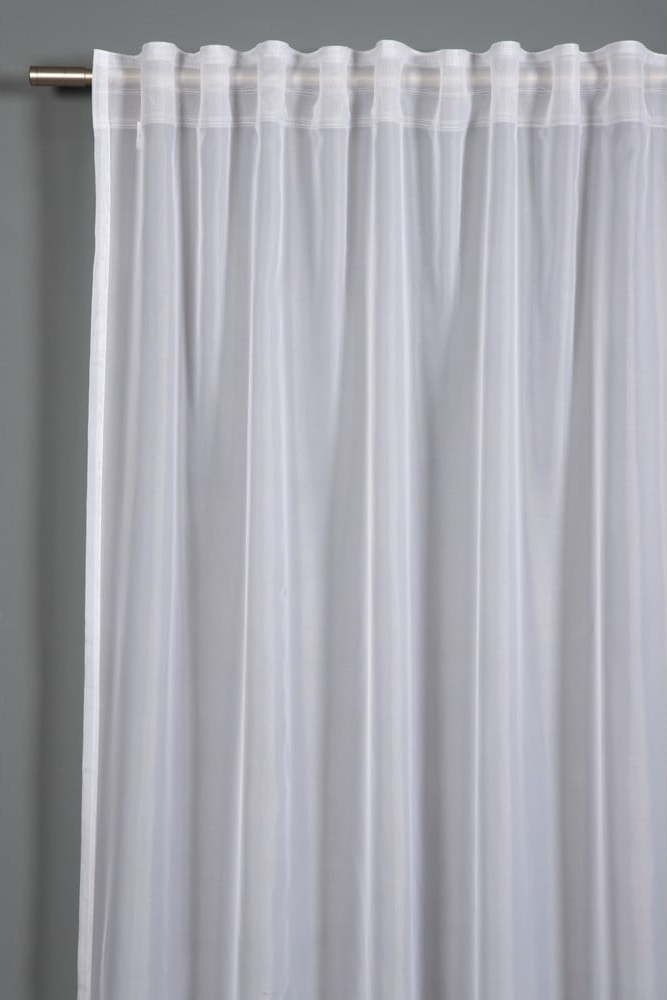 Bílá záclona 245x450 cm Voile