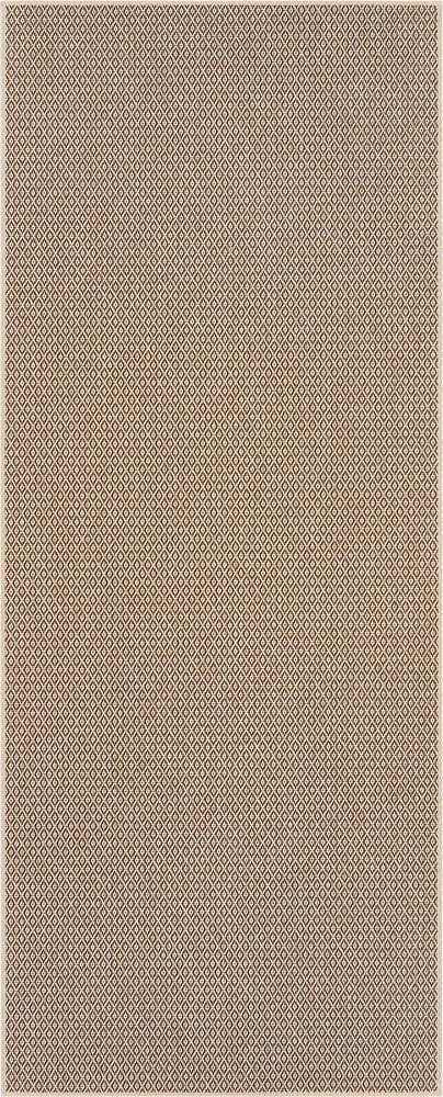 Béžový koberec běhoun 250x80 cm