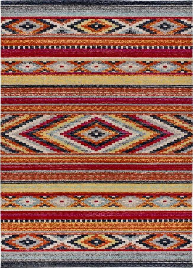 Červený venkovní koberec 150x80 cm