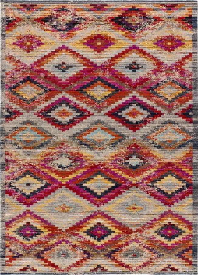 Červený venkovní koberec 190x133 cm
