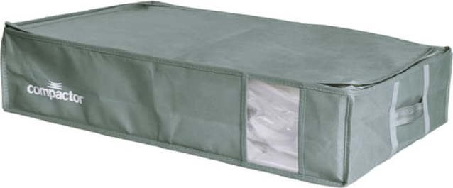 Zelený úložný box na oblečení pod postel Compactor