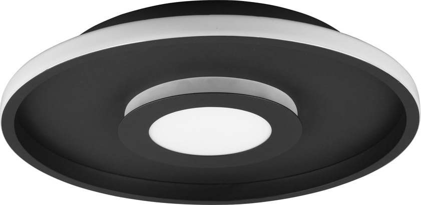 Matně černé kovové LED stropní svítidlo ø