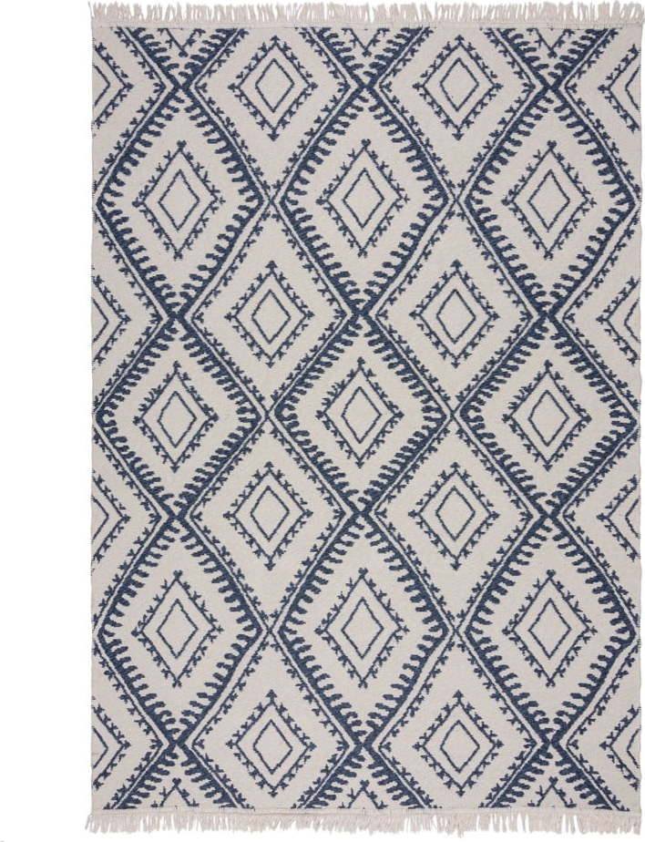 Modrý koberec 80x150 cm Alix